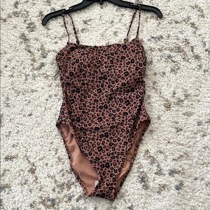 Shade & Shore leopard swimsuit